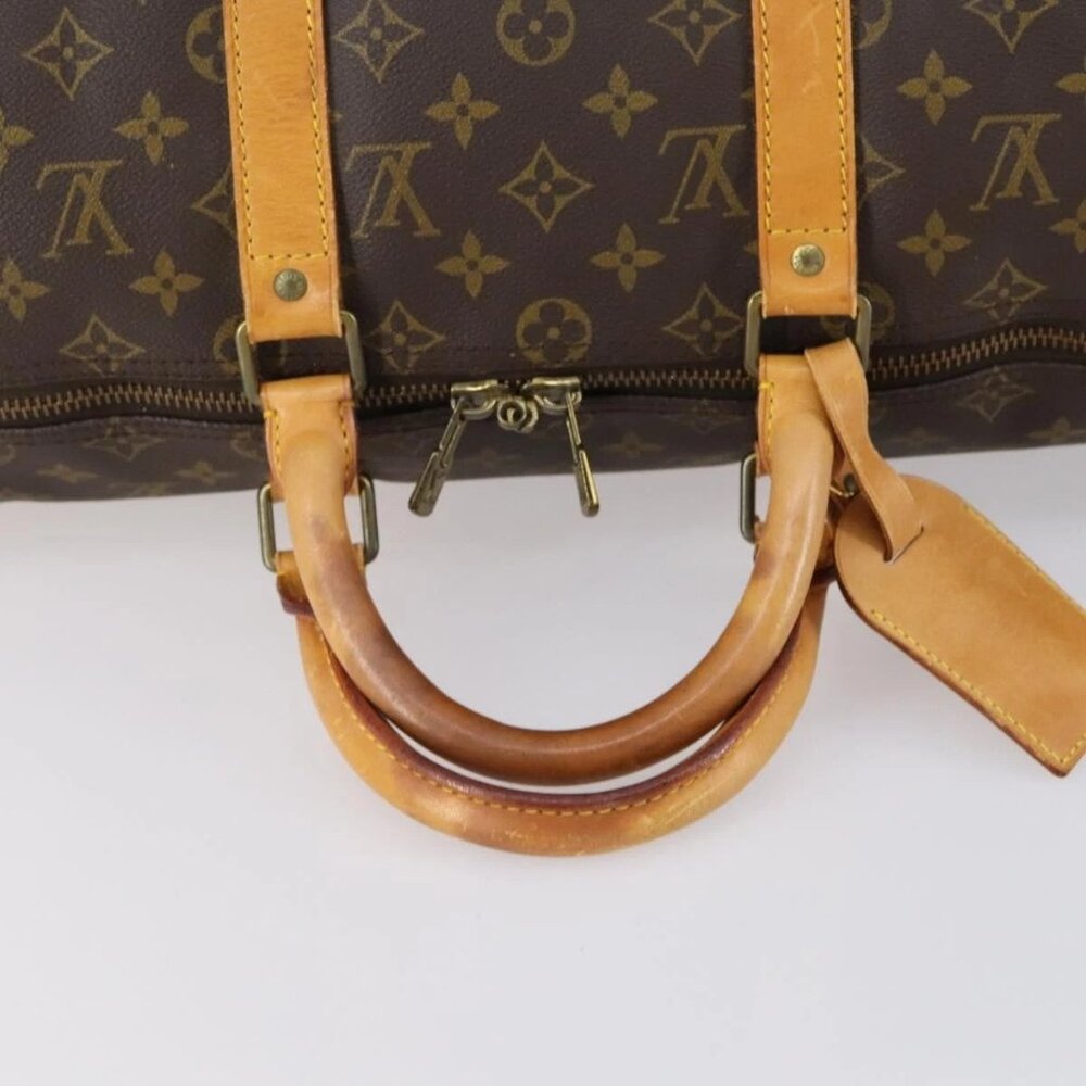 LOUIS VUITTON Monogram Keepall 50 Boston Bag M41426 LV Auth ar13833 - Picture 8 of 16